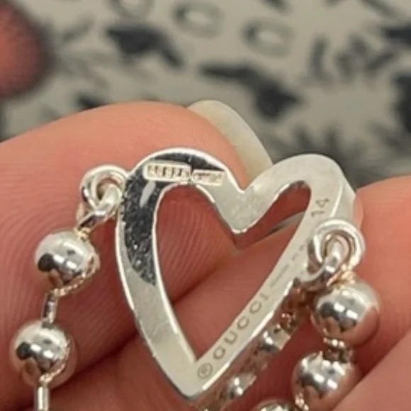 Gucci Sterling silver heart ring - Picture 5 of 5